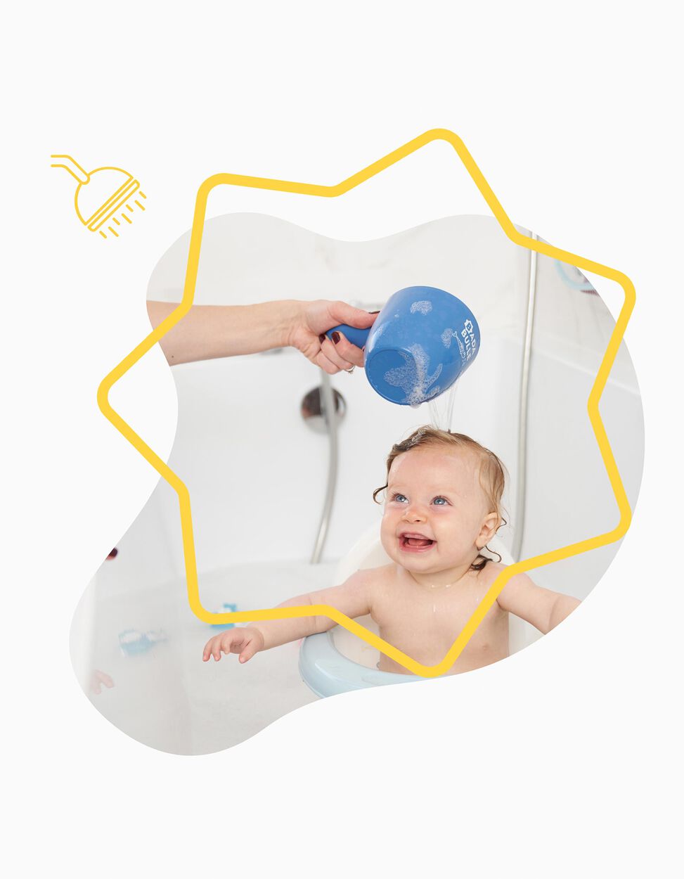 Babymoov - Baby Bath Shampoo Rinse Cup with handle