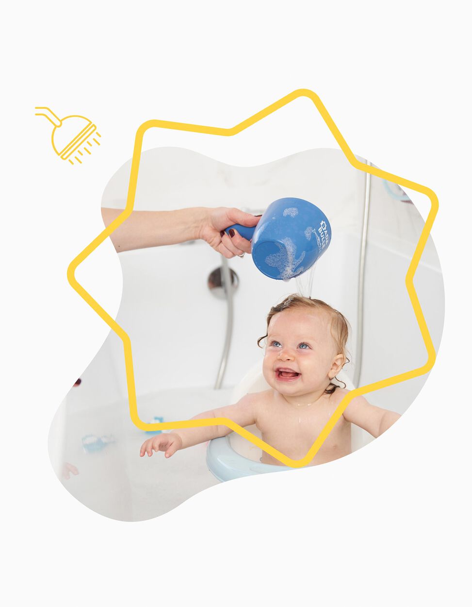 Babymoov - Baby Bath Shampoo Rinse Cup with handle Babymoov - Baby Bath Shampoo Rinse Cup with handle
