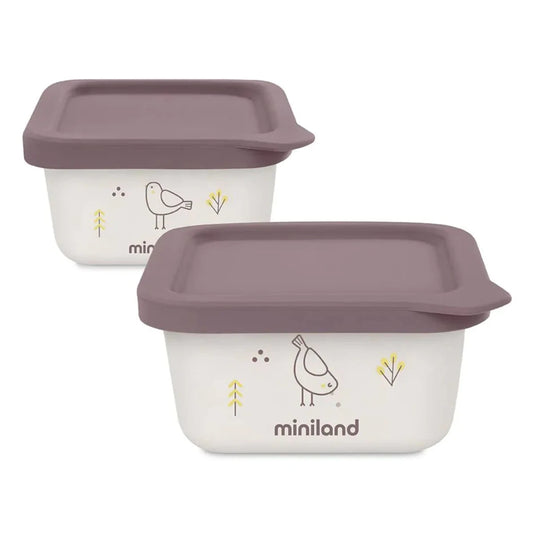 Miniland - Food Containers | Chick | 400ml | Set of 2