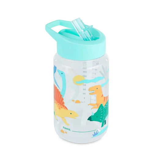 Miniland - Straw Bottle | 450ml | Dinosaurs