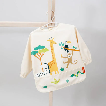 Miniland - Long Sleeved Bib | Jungle