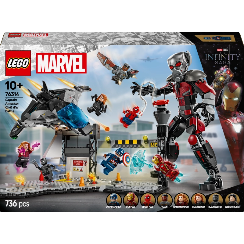 Lego - Captain America: Civil War Action Battle 736 Pcs 10Y+ — BambiniJO Jordan
