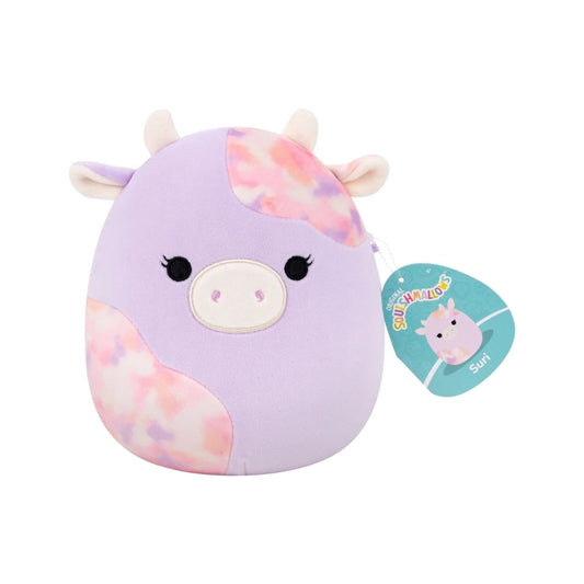 Squishmallows - Little Plush 7.5" Suri the Light Pink Cow with Pink Tie-Dye Spots | 1-6Y