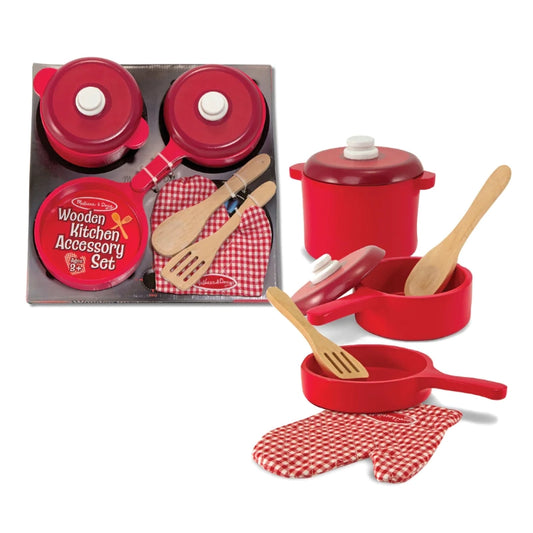 Melissa & Doug Play Kitchen Accessory Set- Pot & Pans | 3Y+ — BambiniJO Jordan