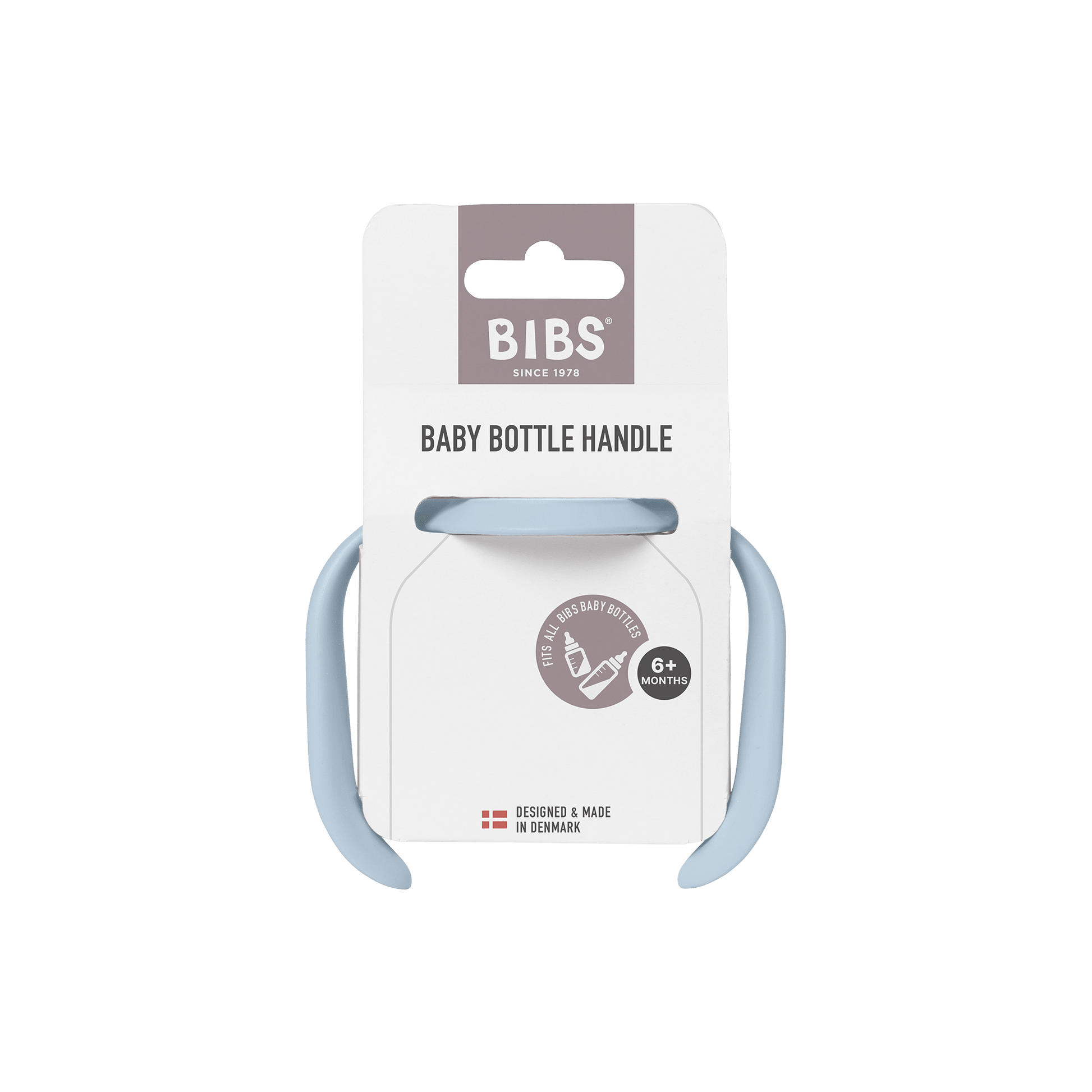 BIBS - مقبض زجاجة رضاعة للأطفال | أزرق فاتح BIBS - مقبض زجاجة رضاعة للأطفال | أزرق فاتح