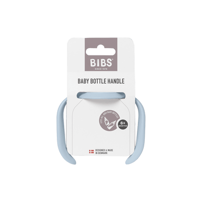 BIBS - مقبض زجاجة رضاعة للأطفال | أزرق فاتح