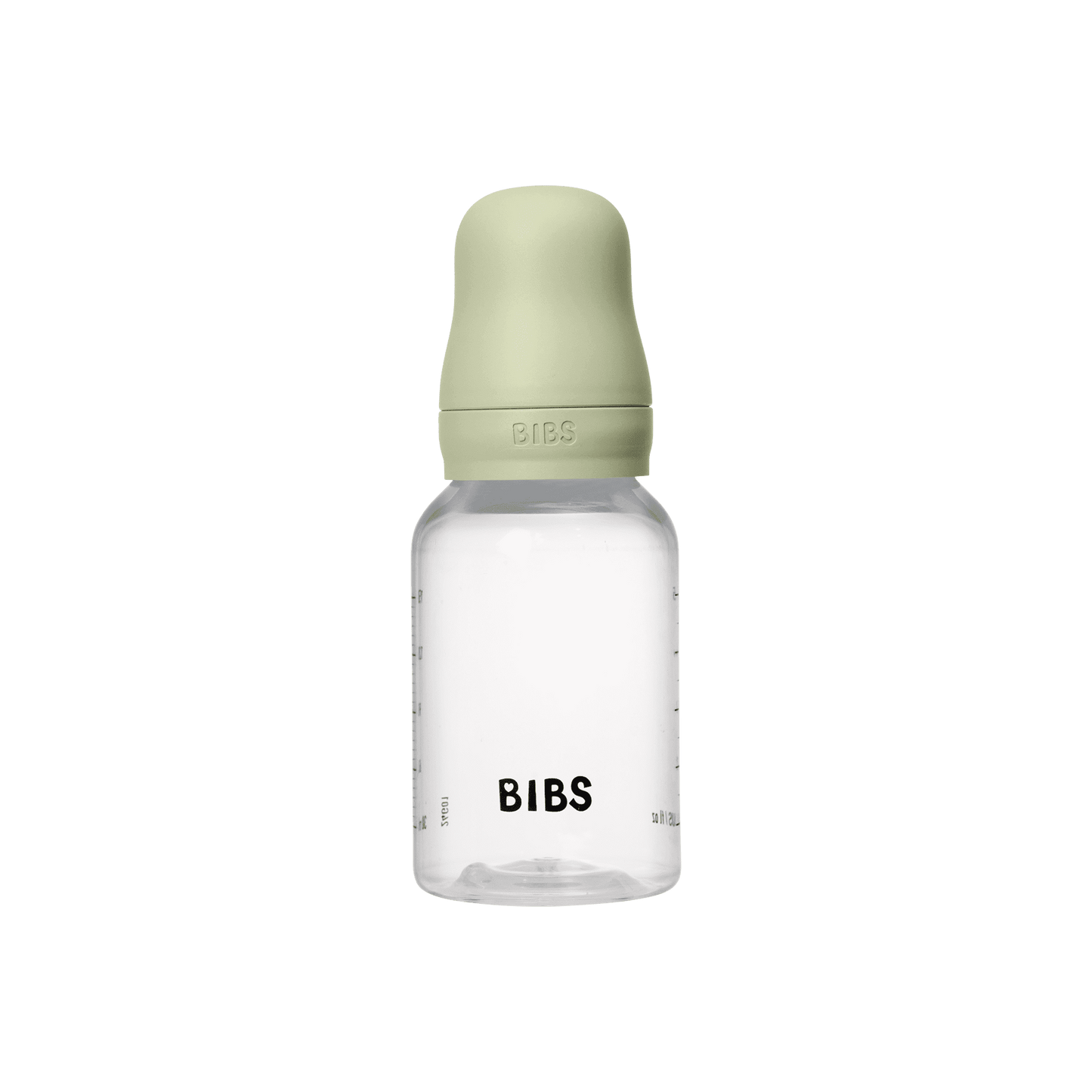 BIBS - زجاجة رضاعة للأطفال من البولي بروبيلين مضادة للمغص | 150 مل | تدفق بطيء | لون أخضر فاتح