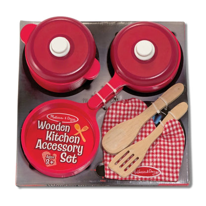 Melissa & Doug - Play Kitchen Accessory Set- Pot & Pans | 3Y+