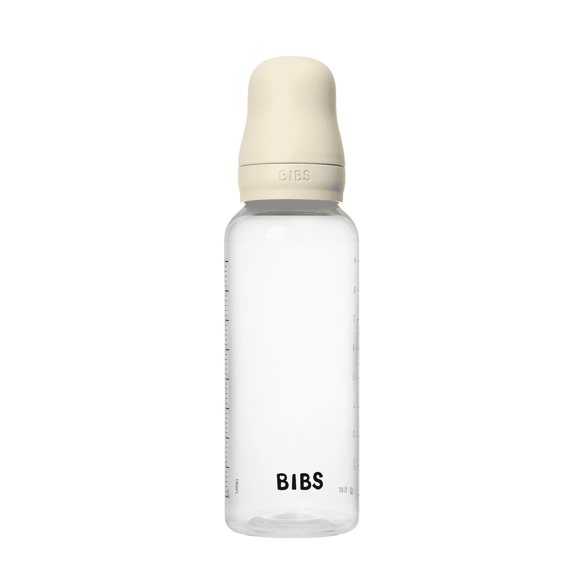BIBS - زجاجة رضاعة للأطفال من البولي بروبيلين مضادة للمغص | 270 مل | تدفق متوسط | عاجي BIBS - زجاجة رضاعة للأطفال من البولي بروبيلين مضادة للمغص | 270 مل | تدفق متوسط | عاجي