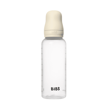 BIBS - Baby PP Anti-Colic Bottle | 270ml | Medium Flow | Ivory