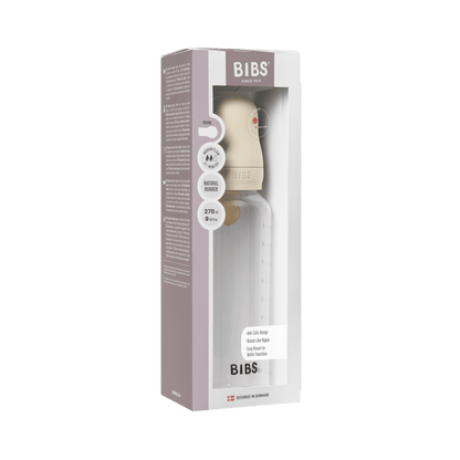 BIBS - Baby PP Anti-Colic Bottle | 270ml | Medium Flow | Ivory