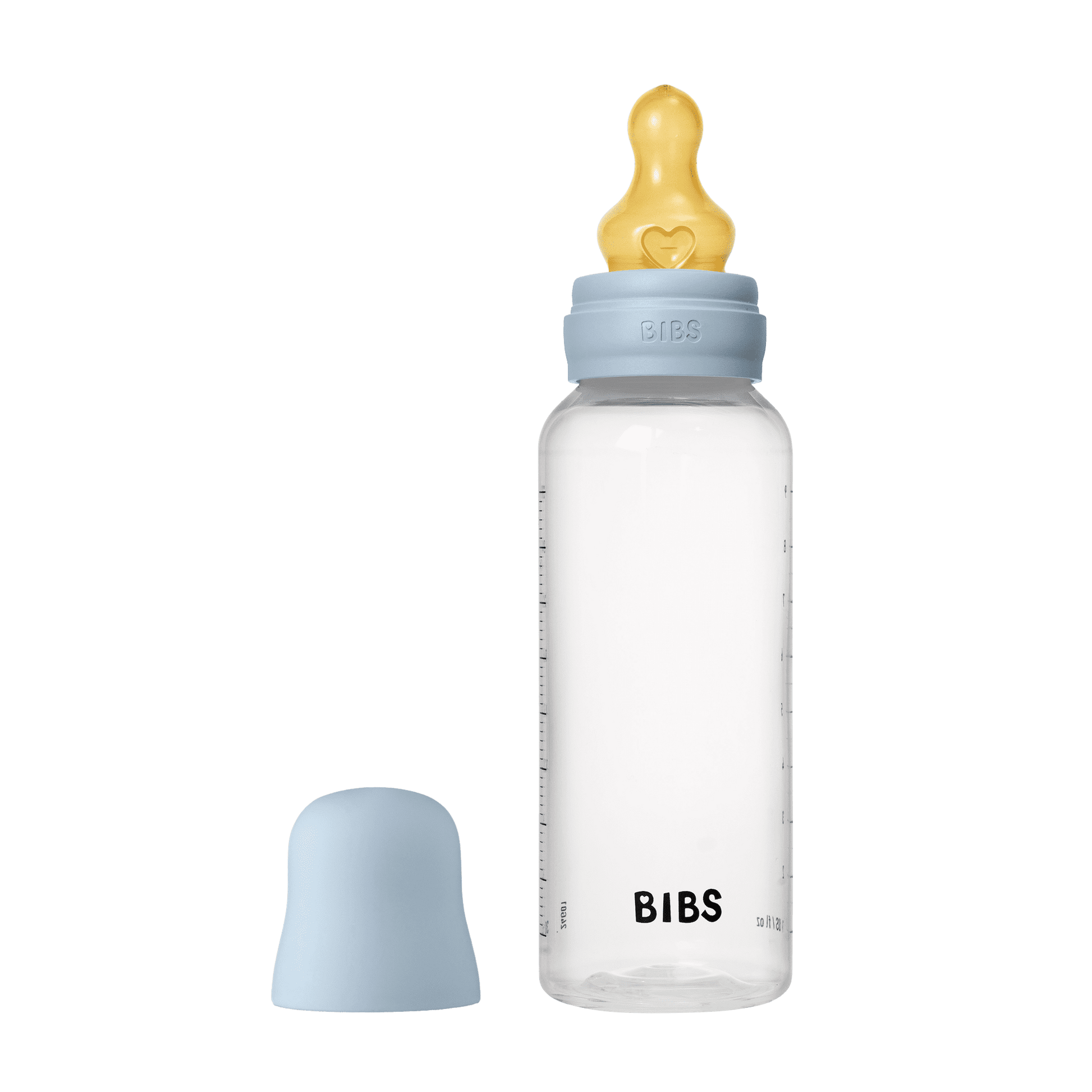 BIBS - زجاجة رضاعة للأطفال من البولي بروبيلين مضادة للمغص | 270 مل | تدفق متوسط | أزرق فاتح BIBS - زجاجة رضاعة للأطفال من البولي بروبيلين مضادة للمغص | 270 مل | تدفق متوسط | أزرق فاتح