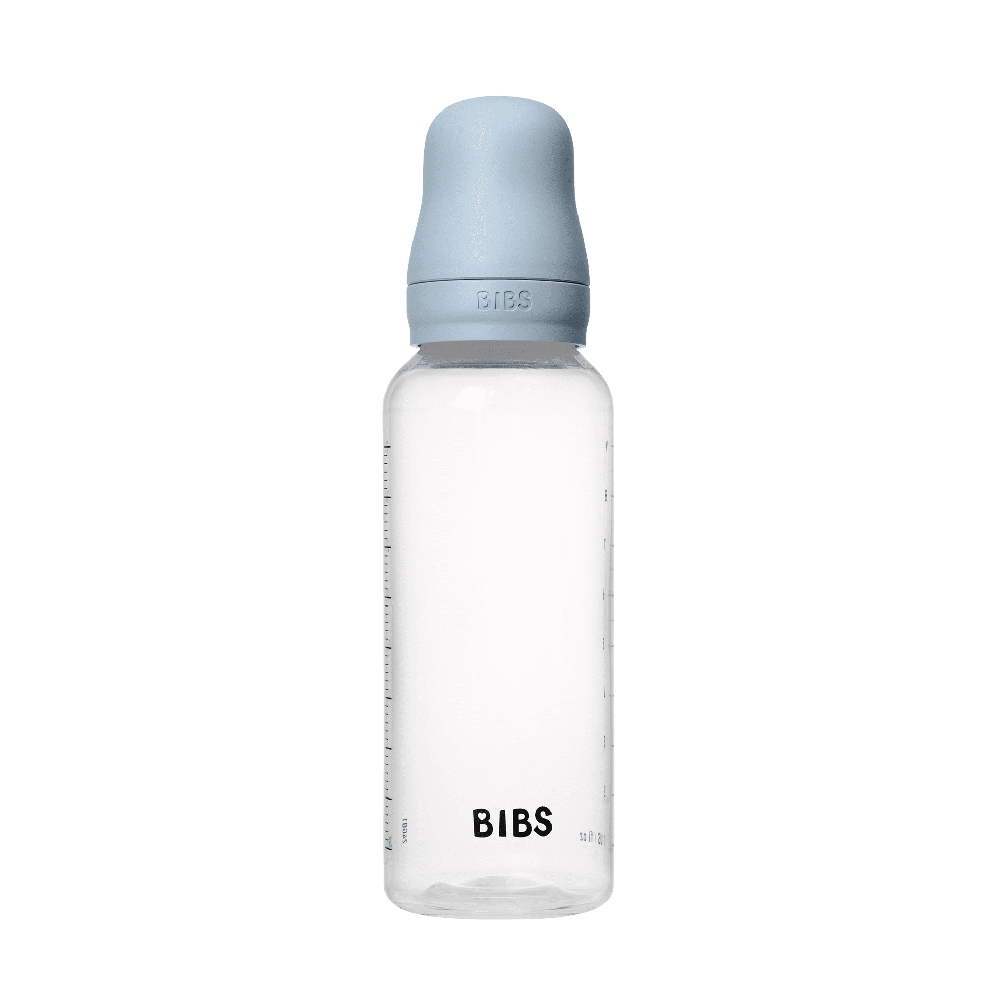 BIBS - زجاجة رضاعة للأطفال من البولي بروبيلين مضادة للمغص | 270 مل | تدفق متوسط | أزرق فاتح BIBS - زجاجة رضاعة للأطفال من البولي بروبيلين مضادة للمغص | 270 مل | تدفق متوسط | أزرق فاتح