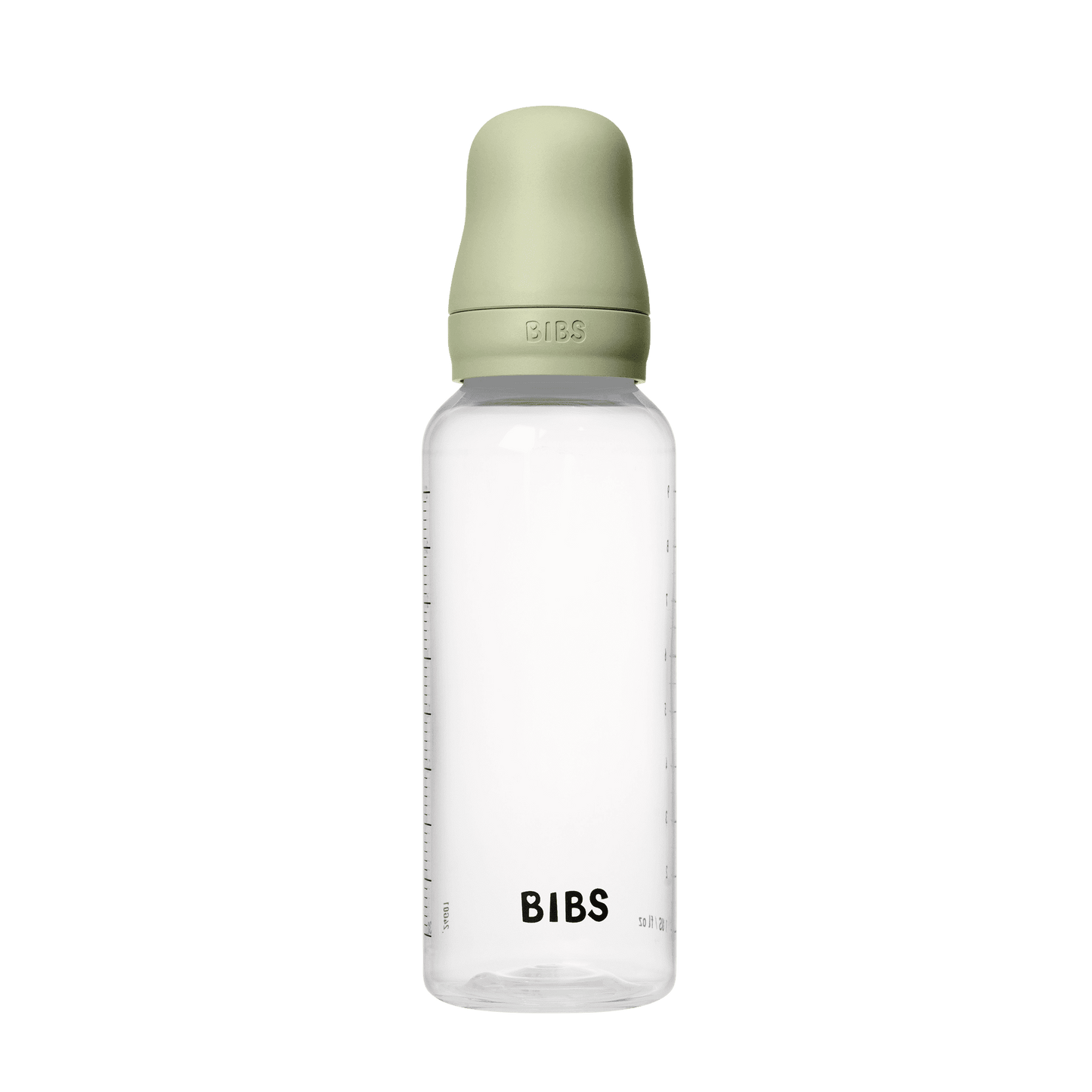 BIBS - زجاجة رضاعة للأطفال من البولي بروبيلين مضادة للمغص | 270 مل | تدفق متوسط ​​| لون أخضر فاتح 