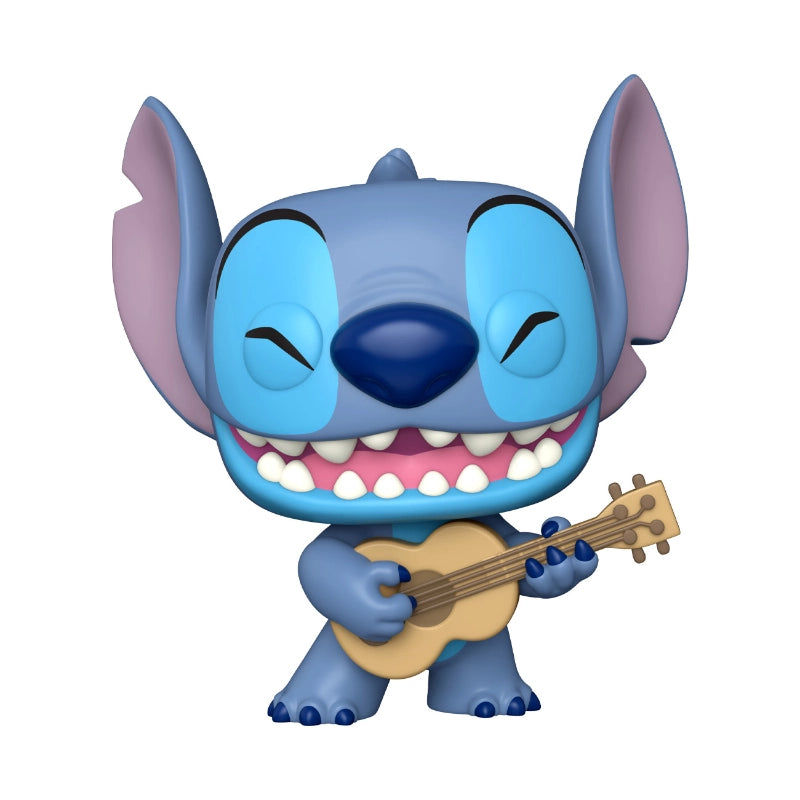 Funko - Pop Jumbo! Disney: Lilo & Stitch- Stitch with Uke (Exclusive) | 3Y+ Funko - Pop Jumbo! Disney: Lilo & Stitch- Stitch with Uke (Exclusive) | 3Y+