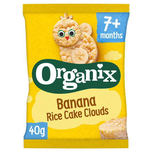 Organix<span> </span>- كعك الأرز العضوي بالموز 40 غرام<br>
