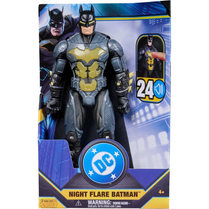 Batman - DC Comics, Batman Night Flare 12-Inch Light Up Action Figure | 4Y+