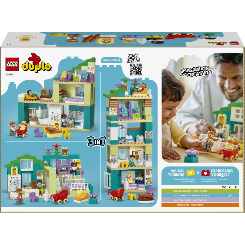 Lego - 3 in 1 Modern Family House with Figures 166 Pcs 2Y+ — BambiniJO Jordan