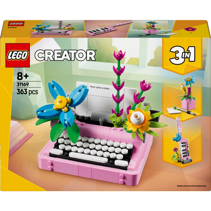 Lego - Typewriter with Flowers 363 Pcs 8Y+ — BambiniJO Jordan