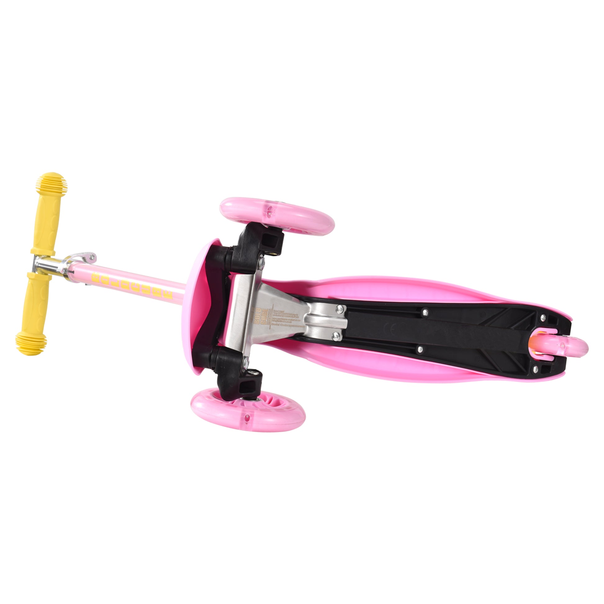Bold Cube - Teeny Fold Three Wheel Scooter | Pink | 3-6 Years Bold Cube - Teeny Fold Three Wheel Scooter | Pink | 3-6 Years