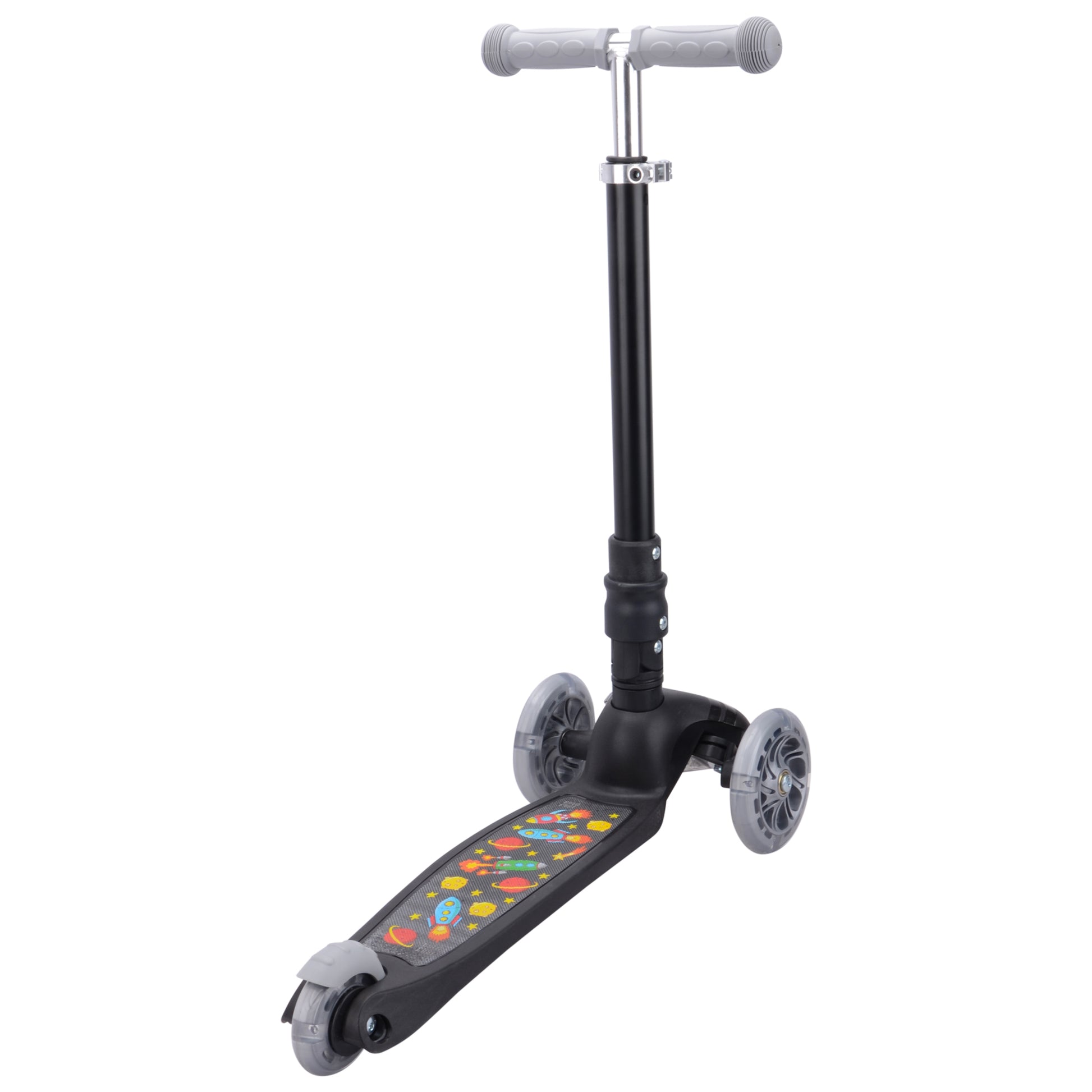 Bold Cube - Teeny Fold Three Wheel Scooter | Rocket Black | 3-8 Years Bold Cube - Teeny Fold Three Wheel Scooter | Rocket Black | 3-8 Years