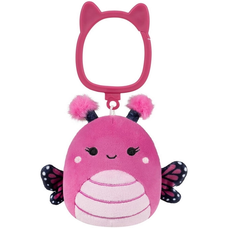 Squishmallows - دمية قطيفة صغيرة بمشبك مقاس 3.5 بوصة مارسيلينا فراشة ملكية وردية التوت | 1-6 سنوات Squishmallows - دمية قطيفة صغيرة بمشبك مقاس 3.5 بوصة مارسيلينا فراشة ملكية وردية التوت | 1-6 سنوات
