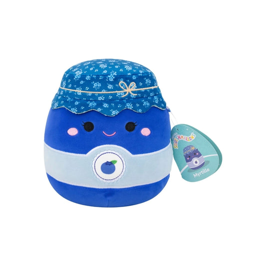 Squishmallows - Little Plush 7.5" Myrtille the Blueberry Jam with Top Cloth | 1-6Y