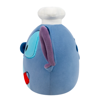 Squishmallows - Medium Plush 10" Disney Stitch- Chef Stitch with Cake | 1-6Y