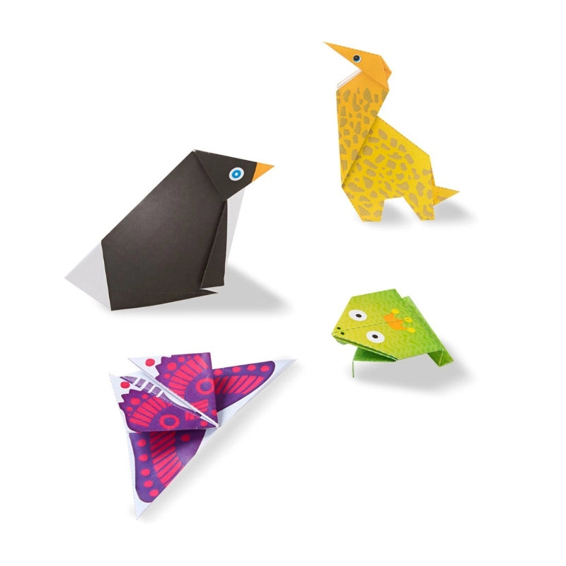 Melissa & Doug - حرف يدوية متنقلة - حيوانات الأوريجامي | 6 سنوات فما فوق Melissa & Doug - حرف يدوية متنقلة - حيوانات الأوريجامي | 6 سنوات فما فوق