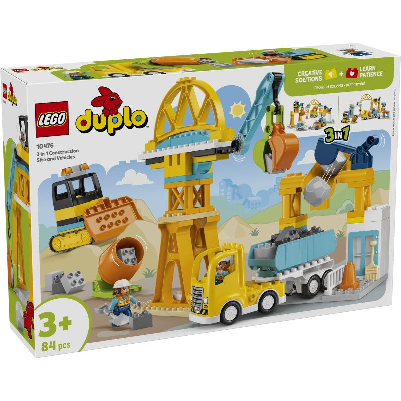 Lego - 3 in 1 Construction Site and Vehicles 84 Pcs 3Y+ — BambiniJO Jordan