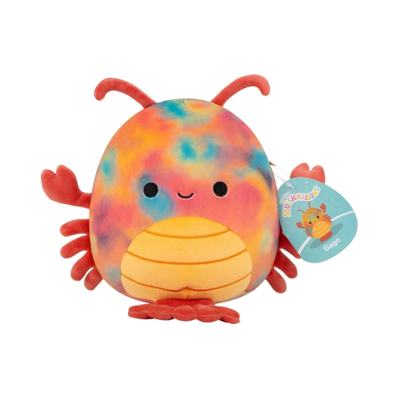 Squishmallows - لعبة ليتل بلاش قطيفة 7.5 إنش راستي، سرطان البحر باللونين البرتقالي والأزرق الفيروزي المصبوغ بالربط | 1-6 سنوات Squishmallows - لعبة ليتل بلاش قطيفة 7.5 إنش راستي، سرطان البحر باللونين البرتقالي والأزرق الفيروزي المصبوغ بالربط | 1-6 سنوات