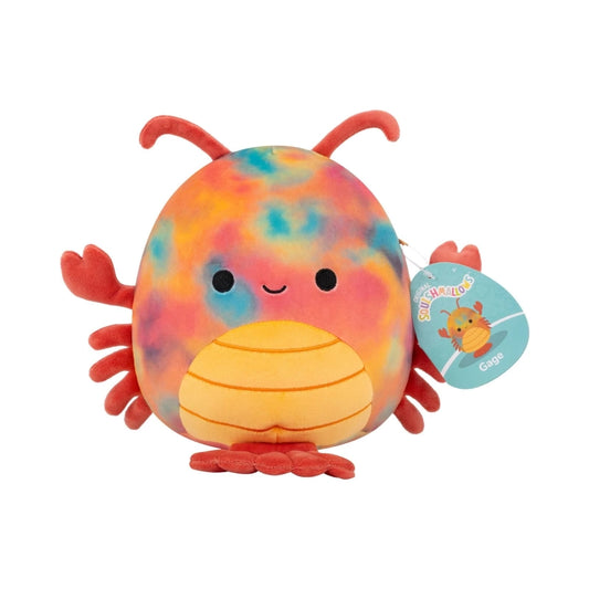 Squishmallows - Little Plush 7.5" Rusty the Orange and Teal Tie-Dye Lobster | 1-6Y