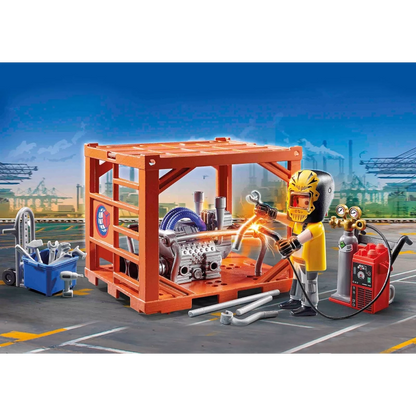 Playmobil - Container Manufacturer- 60 Pcs | 4Y+
