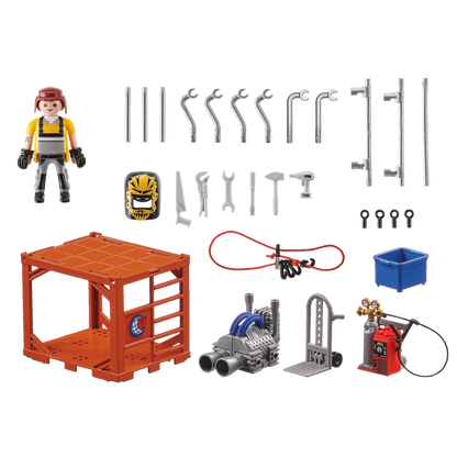 Playmobil - Container Manufacturer- 60 Pcs | 4Y+