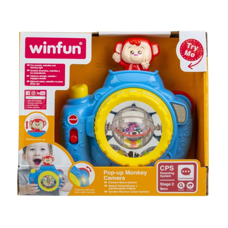 Winfun - Pop-up Monkey Camera 9m+