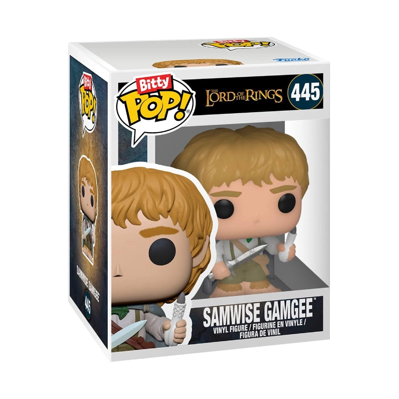 Funko - Bitty Pop! Movies: The Lord of the Rings- Samwise Gamgee 4-Pack Series 3 | 3Y+