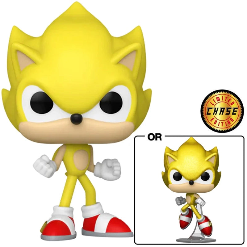 Funko - Pop! Games: Sonic - Super Sonic with Chase (حصري) | 3 سنوات فما فوق Funko - Pop! Games: Sonic - Super Sonic with Chase (حصري) | 3 سنوات فما فوق