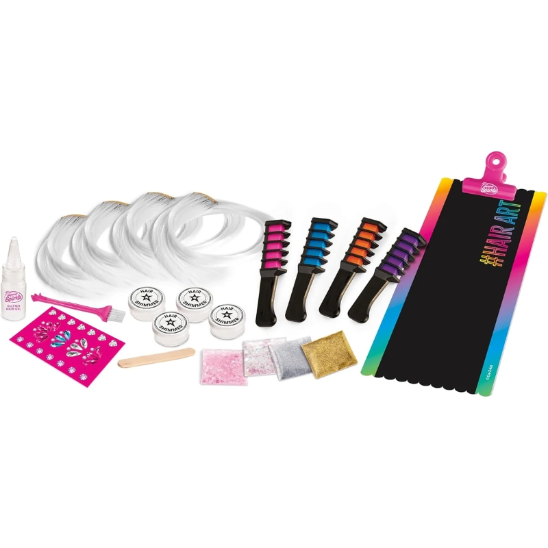 Cra-Z-Art - Shimmer 'n Sparkle Color FX Hair Extensions Studio | 8Y+