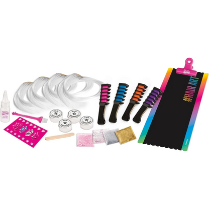 Cra-Z-Art - Shimmer 'n Sparkle Color FX Hair Extensions Studio | 8Y+