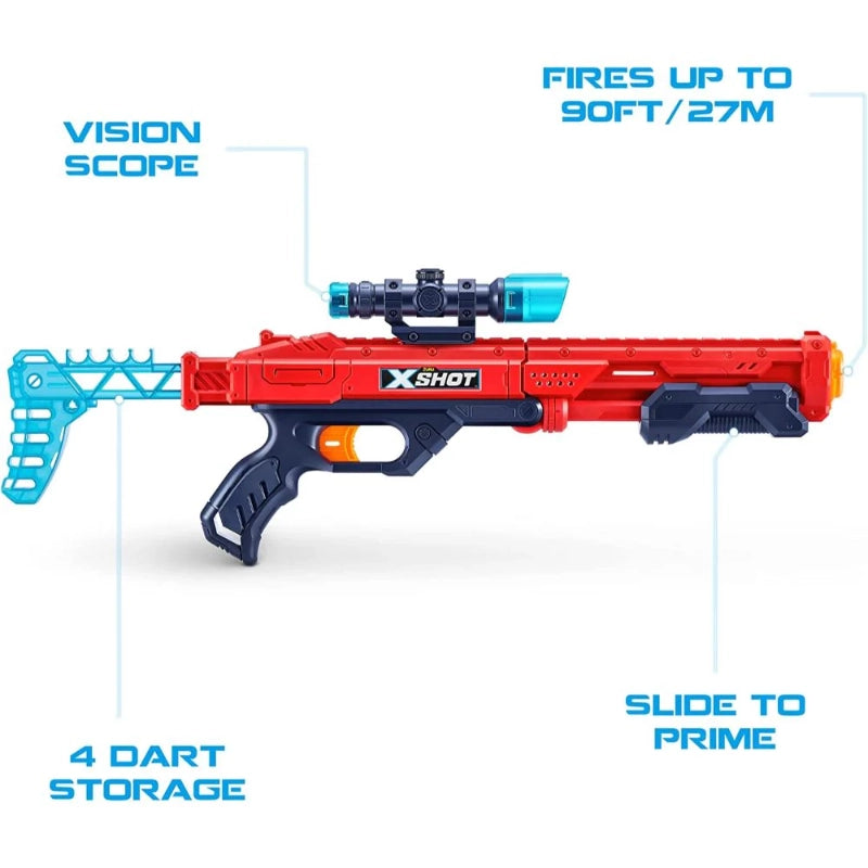 X-Shot - سلسلة إكسل هوك آي بلاستر 1 (16 سهم) | 8 سنوات فأكثر X-Shot - سلسلة إكسل هوك آي بلاستر 1 (16 سهم) | 8 سنوات فأكثر