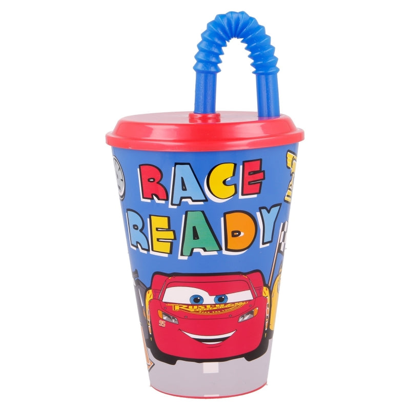 Stor - Easy Sport Tumbler with Lid - 430ml | CARS LETS RACE