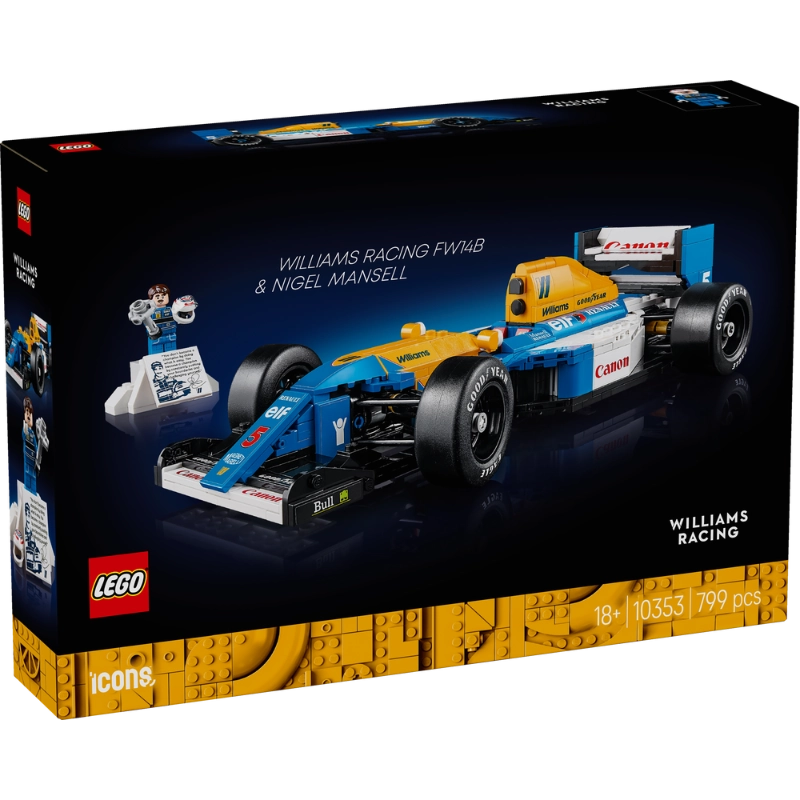 Lego - Williams Racing FW14B & Nigel Mansell 799 Pcs 18Y+ — BambiniJO Jordan