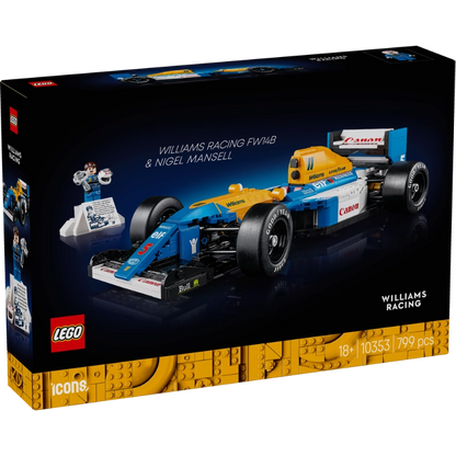 Lego - Williams Racing FW14B & Nigel Mansell 799 Pcs 18Y+ — BambiniJO Jordan