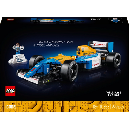 Lego - Williams Racing FW14B & Nigel Mansell 799 Pcs 18Y+ — BambiniJO Jordan