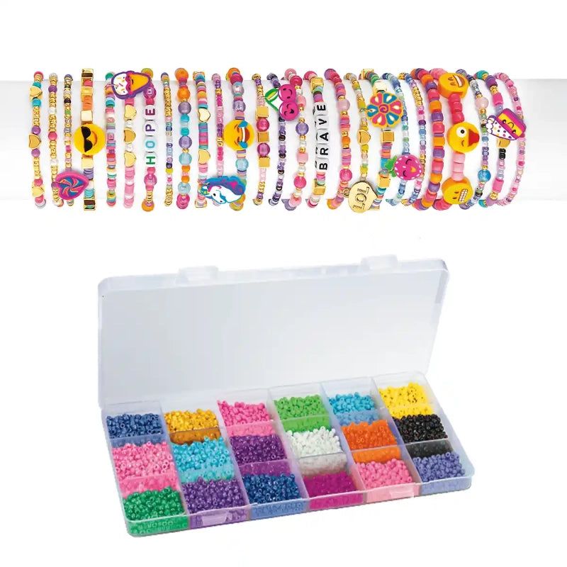 Cra-Z-Art - Shimmer 'n Sparkle Bead Mania Friendship Studio | 8 سنوات فما فوق Cra-Z-Art - Shimmer 'n Sparkle Bead Mania Friendship Studio | 8 سنوات فما فوق