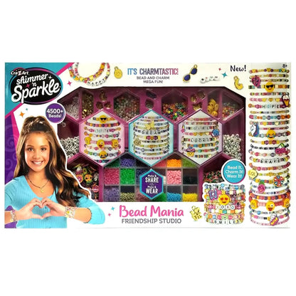 Cra-Z-Art - Shimmer 'n Sparkle Bead Mania Friendship Studio | 8Y+