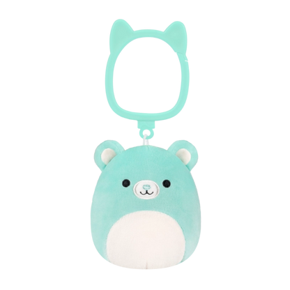 Squishmallows - Clip-On Little Plush 3.5" Belinda the Teal Bear | 1-6Y