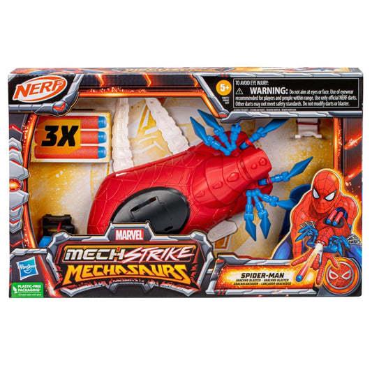 Marvel - Mech Strike Mechasaurs Spider-Man Arachno Blaster | 5Y+