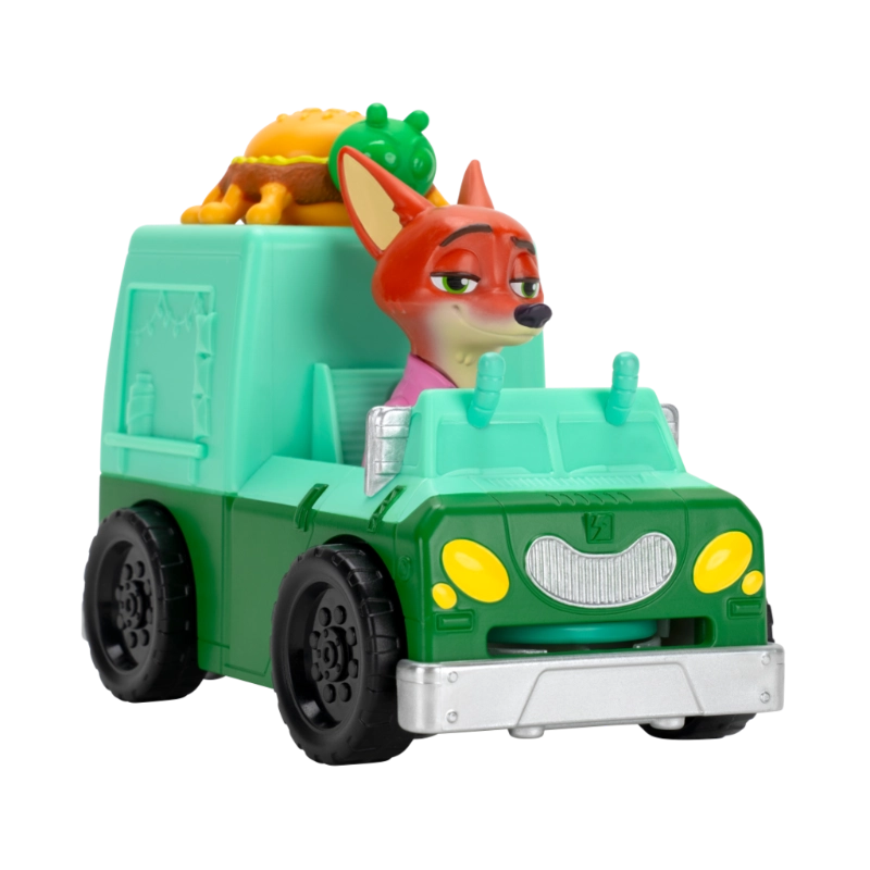 Zootropolis - Little Vehicle with Figure- Nick the Fox | 3Y+ Zootropolis - Little Vehicle with Figure- Nick the Fox | 3Y+
