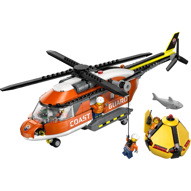 Lego - Coast Guard Helicopter | 551 Pcs | 7Y+ Lego - Coast Guard Helicopter | 551 Pcs | 7Y+